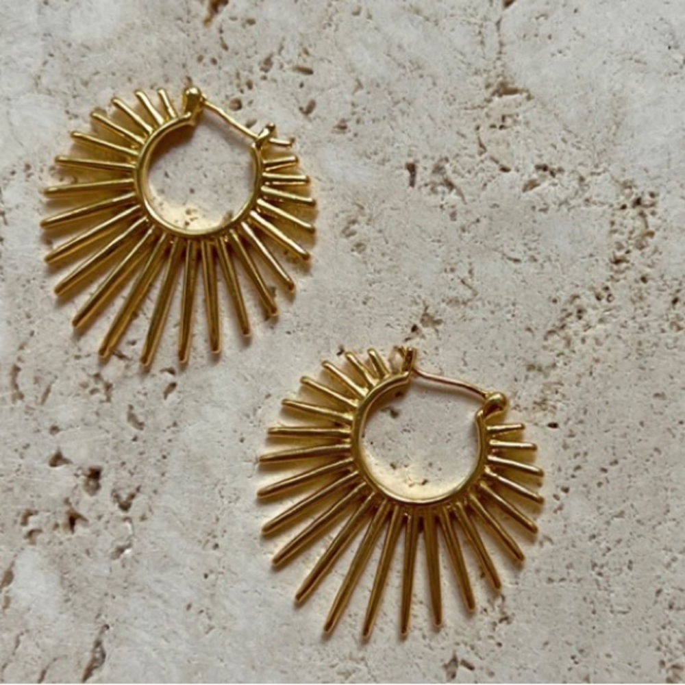Stylish & Chic Golden Earrings Accessories Jewelry